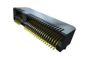 SAMTEC MEC8-125-02-L-D-RA1-TR Card Edge Connector, Dual Side, 1.57 mm, 50 Contacts, Surface Mount, Straight