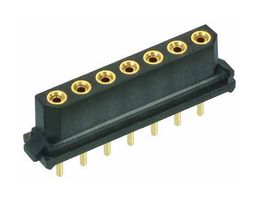 HARWIN M80-8400745 PCB Receptacle, Wire-to-Board, 2 mm, 1 Rows, 7 Contacts, Through Hole Mount, Datamate L-Tek M80