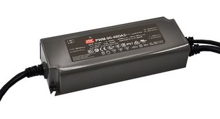 MEAN WELL PWM-90-24DA2 LED Driver, LED Lighting, 90 W, 24 VDC, 3.75 A, Constant Voltage, 90 V