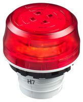 IDEC HW1Z-P1F2PQ4R Buzzer, Red, 70 dB, Flashing, Intermittent, 24 VDC, Quick Connect