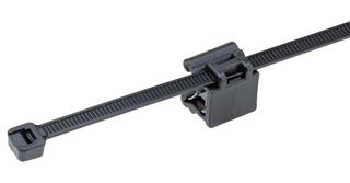 PANDUIT CMSB24-2S-C300 Cable Tie, Nylon 6.6 (Polyamide 6.6), Black, 188 mm, 13.2 mm, 47.8 mm, 50 lb
