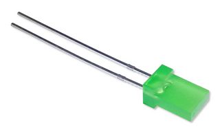 MULTICOMP PRO MP007956 LED, Super Green, Through Hole, 2mm x 5.25mm, 20 mA, 2 V, 571 nm