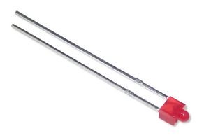 MULTICOMP PRO MP007990 LED, Orange Red, Through Hole, 1.8mm, 20 mA, 2 V, 625 nm