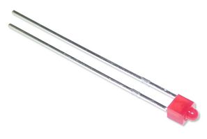 MULTICOMP PRO MP008021 LED, Super Red, Through Hole, 1.8mm, 20 mA, 1.9 V, 640 nm