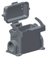 TE CONNECTIVITY T1620103116-000 Heavy Duty Connector, Base, Bulkhead Mount, Side Entry, Aluminium Alloy Body, 1 Lever, H10B