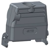 TE CONNECTIVITY T1779161120-000 Heavy Duty Connector, Hood, Bottom Entry, Aluminium Alloy Body, 1 Lever, H16A
