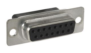 TE CONNECTIVITY - AMP 1757824-6 D Sub Connector Housing, 104 Ways, High Density D Sub, DF, AMPLIMITE 90, Receptacle, Metal Body