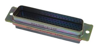 TE CONNECTIVITY - AMP 204511-1 D Sub Connector Housing, 104 Ways, High Density D Sub, DF, AMPLIMITE 90, Plug, Steel Body