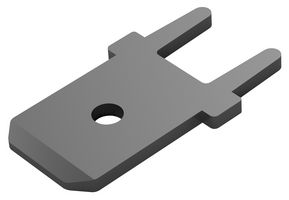 TE CONNECTIVITY - AMP 1-726386-2 PCB Terminal, 6.35mm x 0.81mm, 0.25" x 0.032", Copper, 1.6 mm, Tin, FASTON 250
