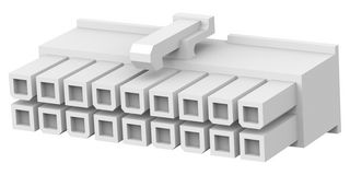 TE CONNECTIVITY - AMP 1-1586019-8 Connector Housing, VAL-U-LOK, Receptacle, 18 Ways, 4.2 mm, AMP VAL-U-LOK Series Contacts