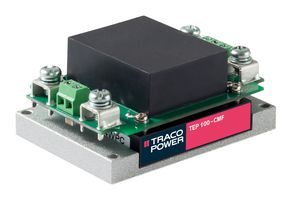 TRACO POWER TEP 100-1212-CMF Isolated Chassis Mount DC/DC Converter, ITE, Module, 2:1, 100 W, 1 Output, 12 V