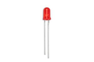 MULTICOMP PRO MP008247 LED, Red, Through Hole, T-1 3/4 (5mm), 2 mA, 1.9 V, 629 nm