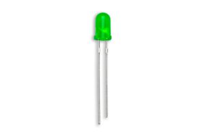 MULTICOMP PRO MP008248 LED, Green, Through Hole, T-1 3/4 (5mm), 2 mA, 1.9 V, 572 nm