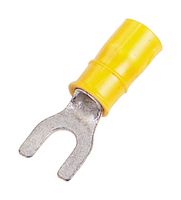 TE CONNECTIVITY - AMP 34176 Fork / Spade Tongue Terminal, PLASTI-GRIP, 12AWG to 10AWG, 5.64 mm², M5, #10, Vinyl