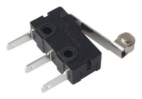 CAMDENBOSS CSM40550E Microswitch, Subminiature, Roller Lever, SPDT, Quick Connect, 5 A
