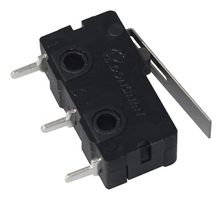 CAMDENBOSS CSM40510F Microswitch, Subminiature, Short Lever, SPDT, Through Hole, 5 A