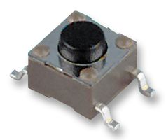 TE CONNECTIVITY - ALCOSWITCH FSM4JSMA Tactile Switch, FSMJSM Series, Top Actuated, Surface Mount, Round Button, 160 gf, 50mA at 24VDC
