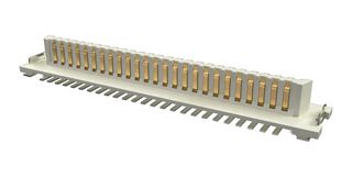 AMPHENOL COMMUNICATIONS SOLUTIONS 10162582-1134151LF Mezzanine Connector, Header, 1 mm, 2 Rows, 51 Contacts, Surface Mount Straight, Copper Alloy