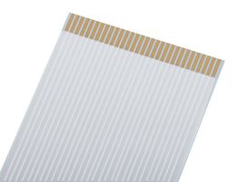 MOLEX 15039-0207 FFC / FPC Cable, 6 Core, 1 mm, Same Sided Contacts, 4 ", 102 mm, White