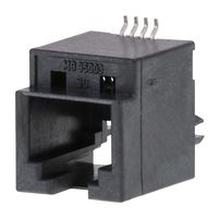 MOLEX 95503-6651 Modular Connector, Modular Jack, 1 x 1 (Port), 6P4C, Cat3, Surface Mount