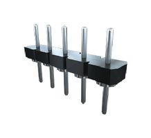 SAMTEC BBL-104-G-F Pin Header, Low Profile, 2.54 mm, 1 Rows, 4 Contacts, Through Hole Straight, BBL Series