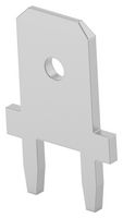 TE CONNECTIVITY 2376591-2 PCB Terminal, 6.35mm x 0.8mm, 0.25" x 0.032", Nickel, 1.5 mm, Tin, FASTON 250 Series