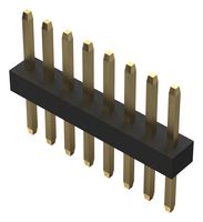 GCT BC020-08-A-0200-0300-L-G Pin Header, Board-to-Board, 1 mm, 1 Rows, 8 Contacts, Through Hole Straight, BC020 Series