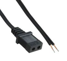 SANYO DENKI 489-1635-L21 Power Cord, ACDC Fans, Straight Plug, 2.1 m