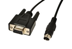 OMEGA FMA1600-C3 Adaptor, 8-Pin Male Mini DIN to DB9 Female, 1.83 m