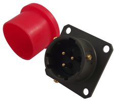 AMPHENOL LTD 62GB-12E12-03PN Circular Connector, 62GB Series, MIL-DTL-26482 Series, Box Mount Receptacle, 3 Contacts, Solder Pin