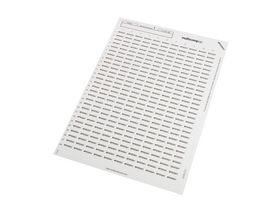 MULTICOMP PRO MP005842 Label, Self Adhesive, 8 mm, 20 mm, Polyester, White