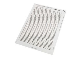 MULTICOMP PRO MP005843 Label, Self Adhesive, 7 mm, 22 mm, Polyester, White