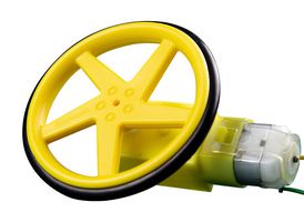 KITRONIK 2593-TT Wheel, Yellow, 5 Spoke, ABS, TT Style Hobby Motors