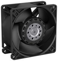 EBM-PAPST AF80-00135 48V P/2 16.500 DC Axial Fan, 48 V, Square, 80 mm, 38 mm, Ball Bearing, 126.5 CFM