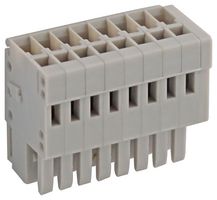 MULTICOMP PRO MP008950 Pluggable Terminal Block, 2.5 mm, 8 Ways, Push In