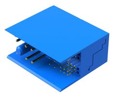 POSITRONIC VPB30W8M6200A1/AA Rectangular Power Connector, 30 Contacts, VPB Series, PCB Mount, Press Fit, Plug