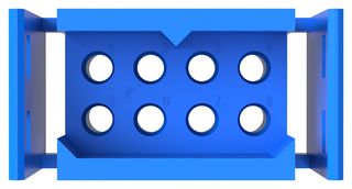 POSITRONIC PLB08M0000/AA Heavy Duty Connector Base, PLB Series, Cable Mount
