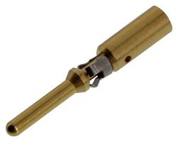 POSITRONIC MC112N/AA Rectangular Power Contact, PCS Series, Gold Plated Contacts, Copper Alloy, Pin, Crimp