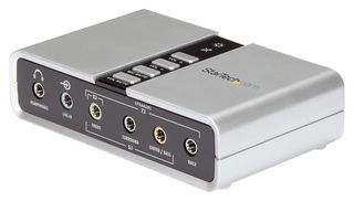 Startech ICUSBAUDIO7D Audio Adapter, Usb, External Sound Card
