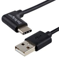 Startech 1m 3ft USB to USB-C Cable - Right-Angle - USB 2.0 - A to C