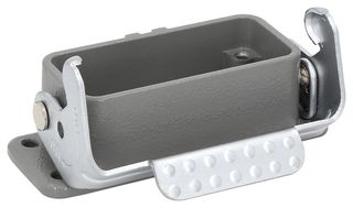 MULTICOMP PRO MP009370 Heavy Duty Connector, Base, Bulkhead Mount, Aluminium Body, 1 Lever, 10A