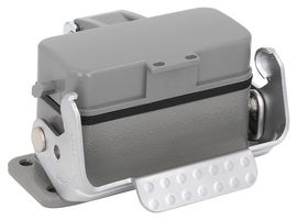 MULTICOMP PRO MP009371 Heavy Duty Connector, Base, Bulkhead Mount, Aluminium Body, 1 Lever, 10A