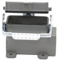 MULTICOMP PRO MP009374 Heavy Duty Connector, Base, Bulkhead Mount, Side Entry, Aluminium Body, 1 Lever, 10A