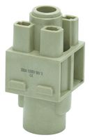 MULTICOMP PRO MP009468 Heavy Duty Connector, MP-HM INSERTS, Module, 1 Contact, Receptacle