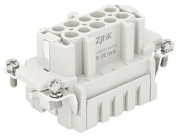 MULTICOMP PRO MP009566 Heavy Duty Connector, MP-HE INSERTS, Insert, 10+PE Contacts, 10B, Receptacle