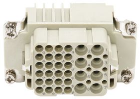 MULTICOMP PRO MP009614 Heavy Duty Connector, Combination, 16A/10A, MP-HK INSERTS, Insert, 32+PE Contacts, 10B, Receptacle