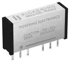 PICKERING 107-2-A-12/2D Reed Relay, DPST-NO, 12 VDC, Mini-SIL 107 Series, Through Hole, 1 kohm, 500 mA