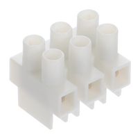 MOLEX 39100-1803 Panel Mount Barrier Terminal Block, 2 Row, 3 Ways, 22 AWG, 12 AWG, 8 mm, 20 A