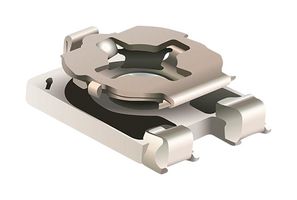 BOURNS TC33X-1-103E Trimmer, Single Turn, Cermet, Top Adjust, 10 kohm, Surface Mount, 1 Turns