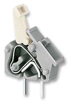 WAGO 256-744 Wire-To-Board Terminal Block, 1 Ways, 28 AWG, 12 AWG, 2.5 mm², Push In